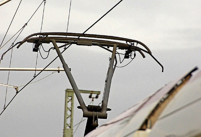 Die Elektrifizierung am Hochrhein wird greifbarer.  | Foto: Daniel Gramespacher