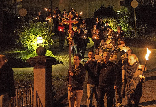 Tradition in Ettenheimmnster: Mit ein... wurde das Festwochenende eingelutet.  | Foto: Olaf Michel