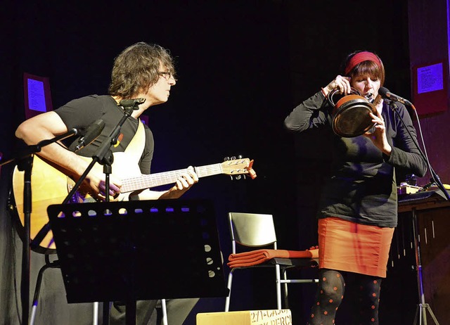 Das Duo Musique in Aspik   | Foto: Alexandra Wehrle