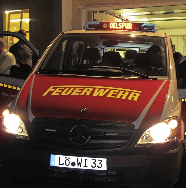 Wittlingens Feuerwehr hat einen neuen Mannschaftstransportwagen.  | Foto: Schtz