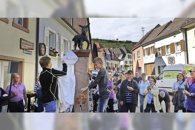 Ihringen hat jetzt einen Eselbrunnen