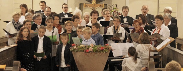Benefiz-Konzert Tutschfelden: Der evan...22;Schpferlob &amp; Erdendank&#8220;.  | Foto: Hge