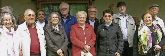 Teilnehmer des Altstadtrte-Ausflugs b...ch der Dorotheen-Glashtte in Wolfach   | Foto: zVg