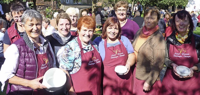 Die Landfrauen Kndringen-Teningen sin...m Bild die Vorsitzende Brbel Engler.   | Foto: Karlernst Lauffer