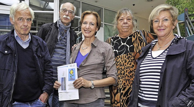 Solidarisch mit griechischen Kindern: ...isabet Lpke, Ingrid Rapp (von links).  | Foto: Kunz