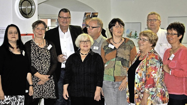 Fr das Vorstandsteam des Hospizverein...ingen ein groer Wunsch in Erfllung.   | Foto: Werner Schnabl