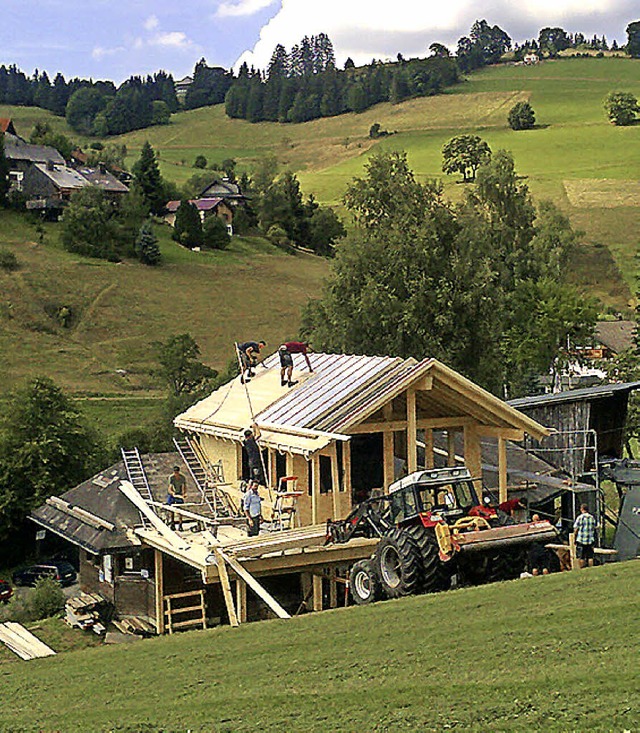 Im Bau ist das neue Bistro am Kapellenlift.   | Foto:  Ulrike Jger