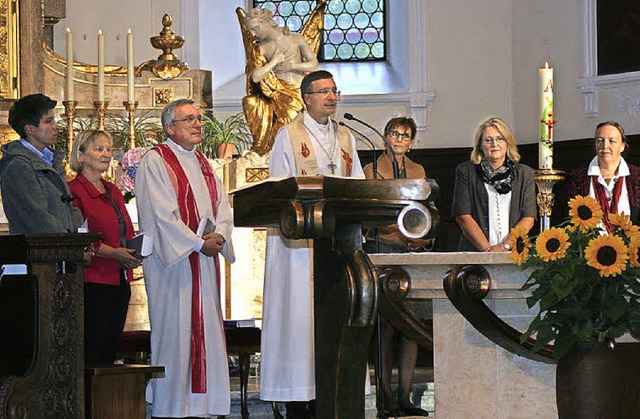 In der Liebfrauenkirche in Waldshut wu... Dizesanstelle Hochrhein eingefhrt.   | Foto: Privat