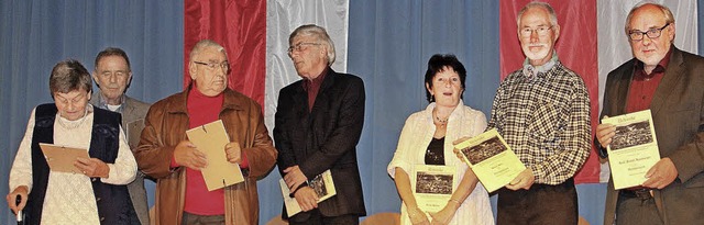 B1Johanna Szczurek, Reiner Bauer, Erns... und vom Vorsitzenden Karlheinz Kiefer  | Foto: Rolf-Dieter Kanmacher