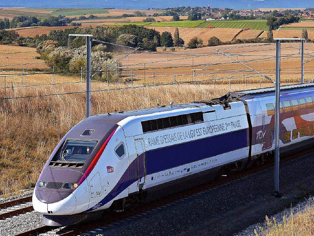 Neue TGV-Strecke: Straßburg-Paris in 1:46 Stunden - Elsass - Badische