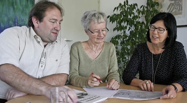 Gemeinsame Hilfe fr Asylbewerber in E...a und Christiane Weinmann-Eichenbaum.   | Foto: Ruth Seitz