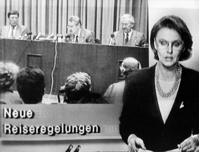 Diese Bilder &#8211; hier vom  DDR-Fernsehen &#8211; machten Geschichte.   | Foto: dpa