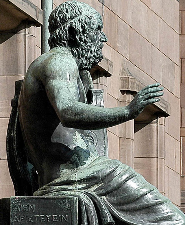 Homer-Statue an der Universitt Freiburg   | Foto: Ingo Schneider