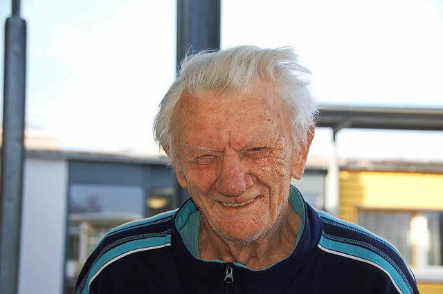 Klaus Kieffer an seinem 80. Geburtstag.  | Foto: Pia Grttinger
