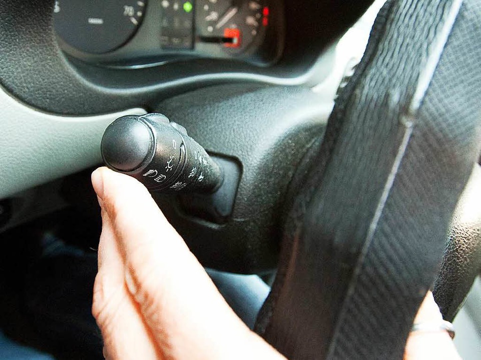 Wird das Blinken vergessen, erhht sich die Unfallgefahr. 
