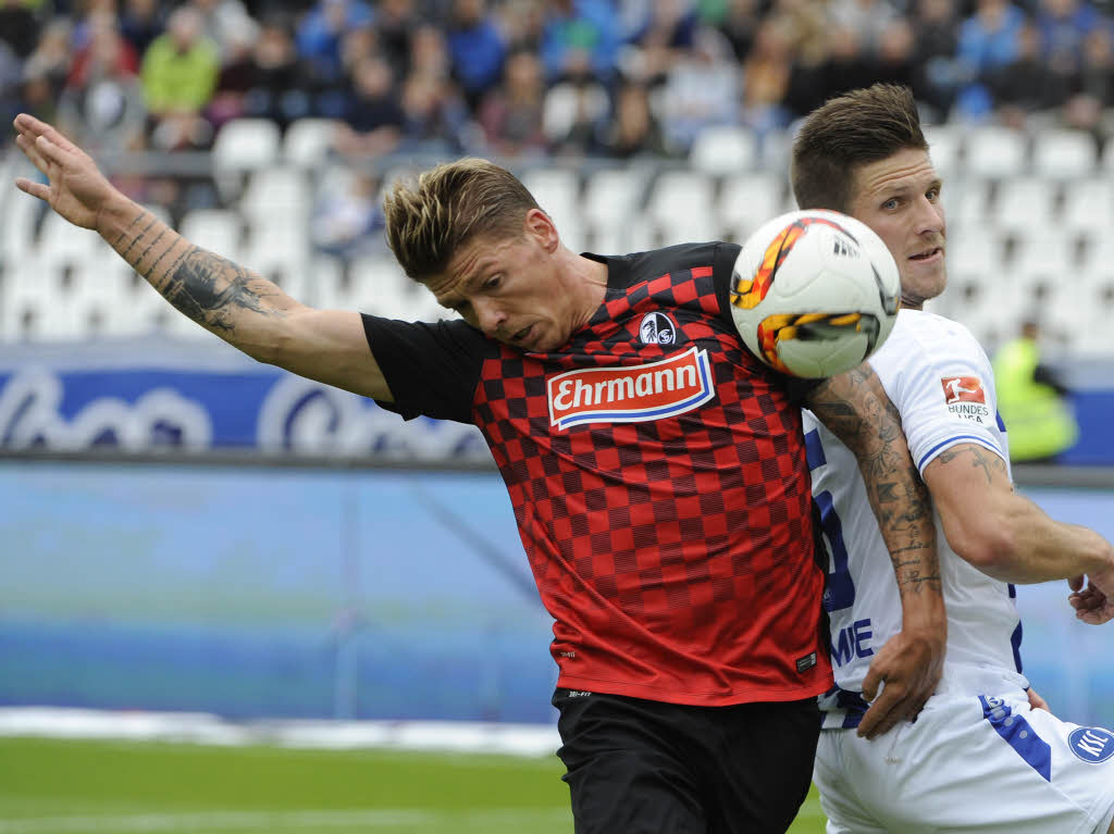 Vor der Lnderspielpause konnten die Spieler von Christian Streich noch einen Punkt aus Karlsruhe mitnehmen.