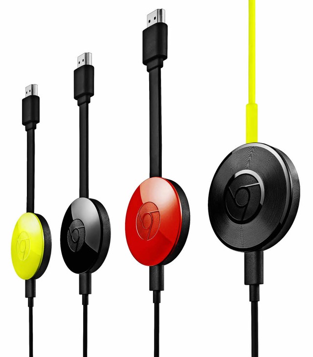 Die neuen Chromecaststicks    | Foto: Google