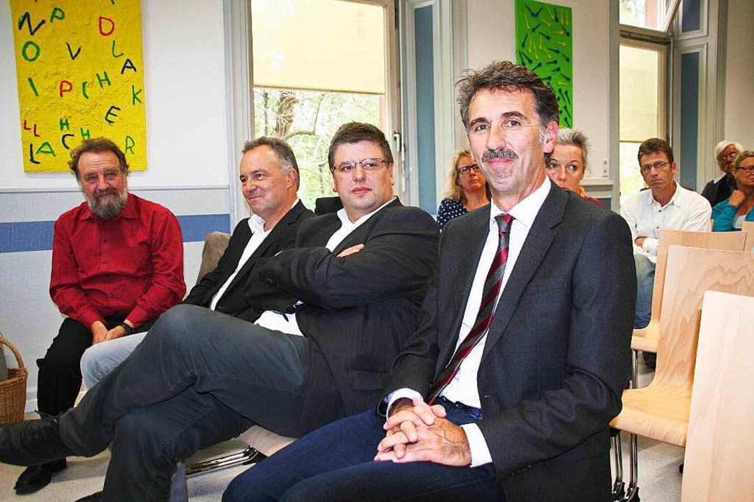 Als Gastredner war Daniel Lede Abal, I...Grnen (Zweiter von rechts), anwesend.  | Foto: Marlies Jung-Knoblich 