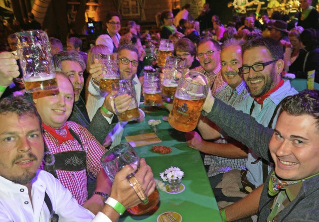 Oktoberfeststimmung herrschte bei Fest der Brauerei Lasser.   | Foto: Barbara Ruda