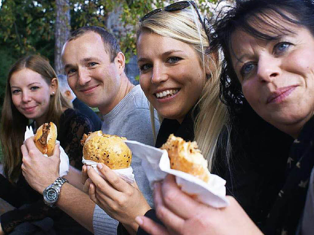 Das BZ-Food-Truck-Festival punktet bei Jung und Alt mit leckerem Essen.