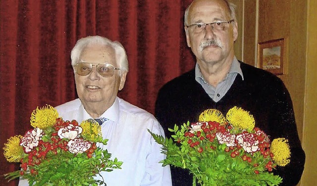 Fhrungswechsel: Erhard  Richter (links) und Hubert Bernnat   | Foto: zvg
