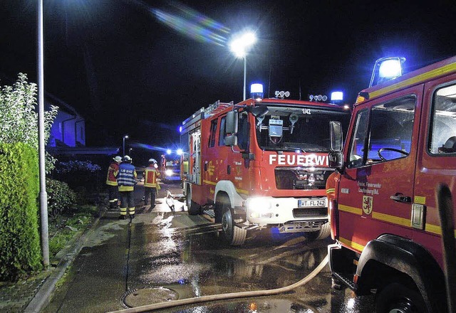 Gleich zwei Mal musste die Laufenburger Feuerwehr am Donnerstagabend ausrcken.   | Foto: Feuerwehr
