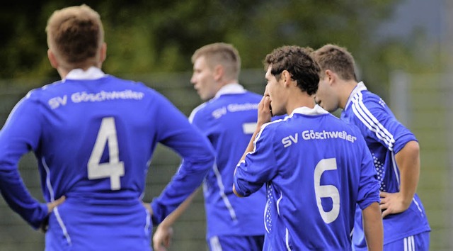 Fassungslos: Die Elf von Kreisliga-A-A...imspiel gegen Immendingen ein Debakel.  | Foto: seeger