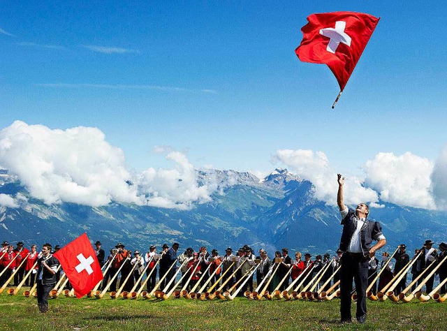 Die Schweiz ist bei Asiaten als Reisez... &#8211; nicht aber bei den Deutschen.  | Foto: Jean-Christophe Bott