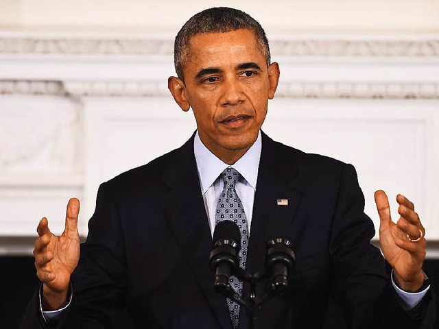 Frsprecher des Freihandelsabkommens: US-Prsident Barack Obama  | Foto: AFP