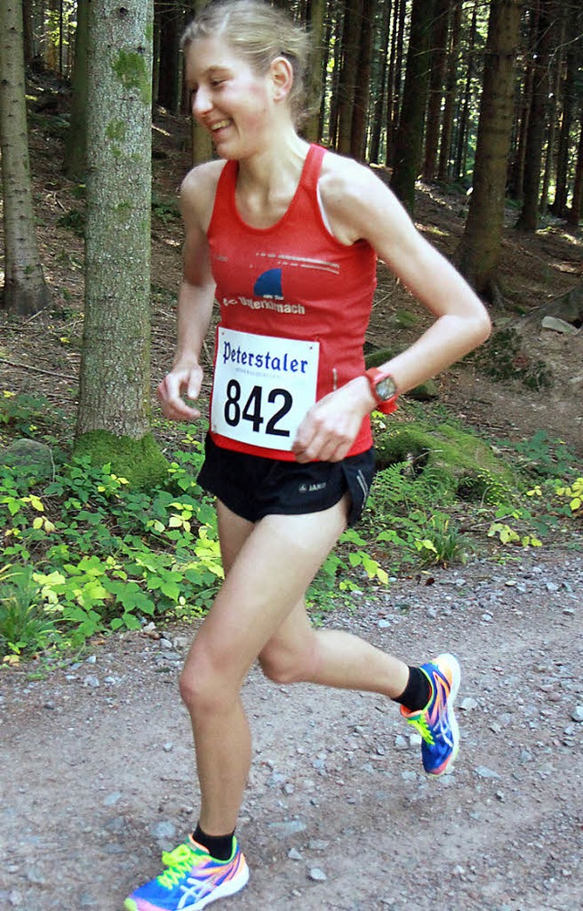 Strammes Laufprogramm: Katrin Kngeter absolvierte es mit Bravour.   | Foto: STinn