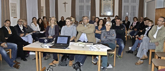 Jechtingen.  beraus gut besucht, war ...tlinge im Ortschaftsamt in Jechtingen.  | Foto: Roland Vitt