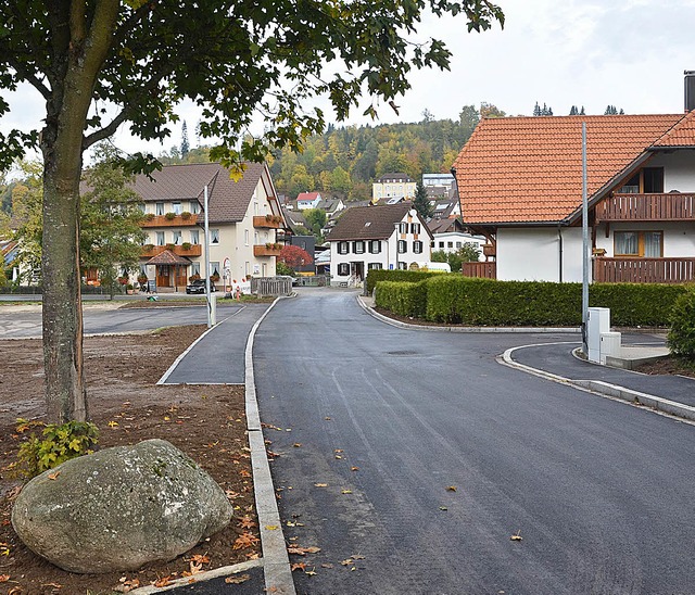 Straensanierung Im Niederdorf in Lenzkirch ist abgeschlossen  | Foto: Ralf Morys