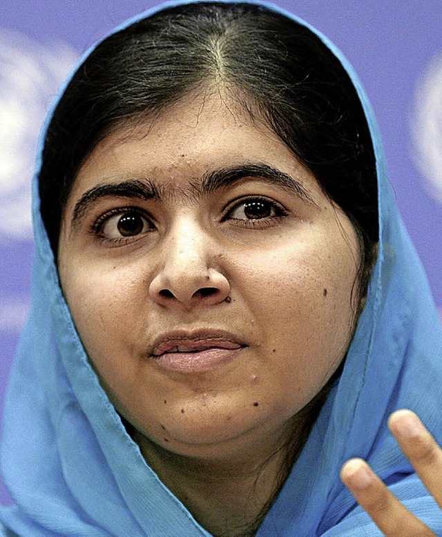 Malala Yousafzai erhielt 2014 den Friedensnobelpreis.  | Foto: dpa