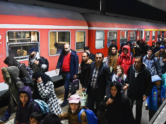 Immer mehr Flchtlinge kommen nach Deutschland &#8211;  hier in Mannheim.   | Foto: dpa