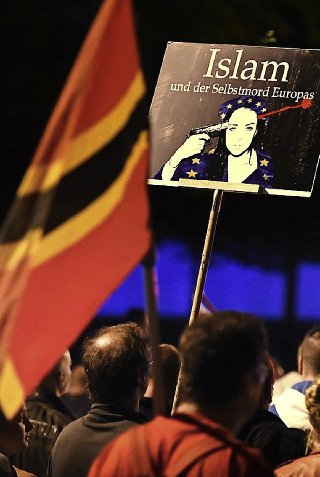 Pegida-Demo in Dresden  | Foto: AFP