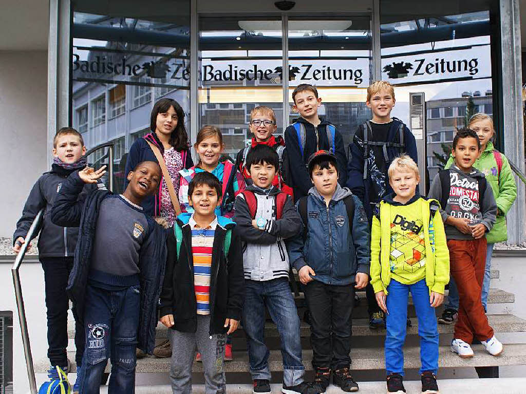 Klasse 4a der Sprachheilschule aus Freiburg