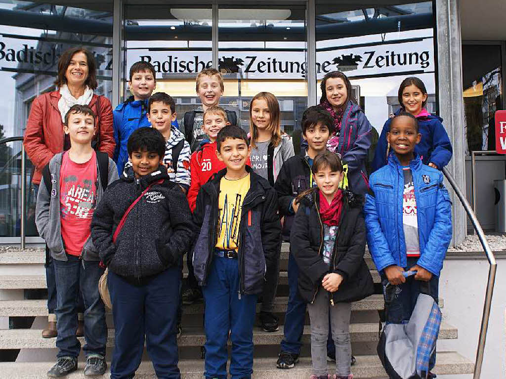 Klasse 4b der Sprachheilschule aus Freiburg