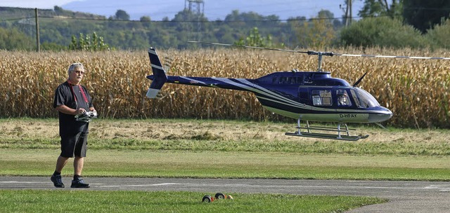 Interessante  Helikopter-Modelle waren...e Kaiserstuhl in Wasenweiler zu sehen.  | Foto: Privat