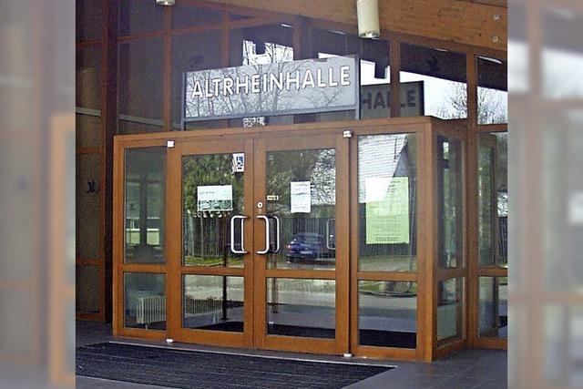 Private Feiern in der Altrheinhalle sorgen fr rger