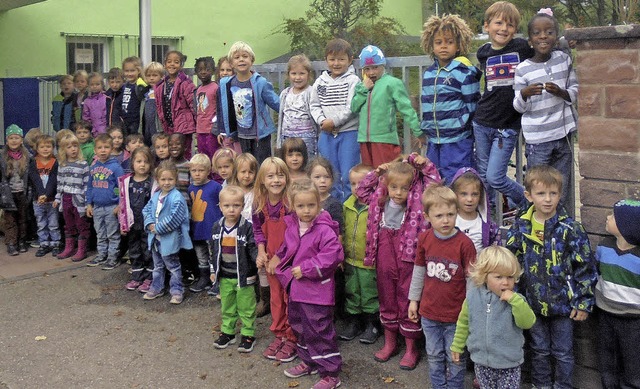 Die Kindergartenkinder freuen sich auf das groe Fest zum Jubilum.   | Foto: Privat