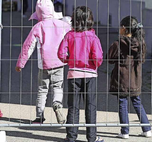 Flchtlingskinder in Villingen  | Foto: Hring