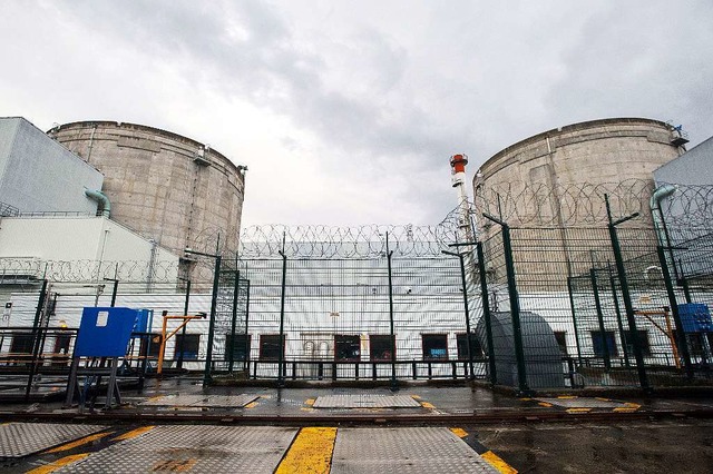 ltester Atommeiler Frankreichs: Das KKW Fessenheim  | Foto: AFP