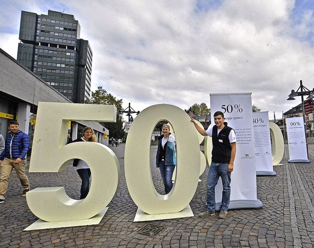 Die Leitzahl 50 steht fr das ehrgeizi... Energieeinsparung bis zum Jahr 2050.   | Foto: Barbara Ruda