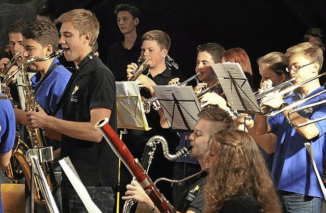 Die Jugendorchester aus Rickenbach und...gendkonzerts 2015 im Haus Marienwald.   | Foto: Sandhya Hasswani