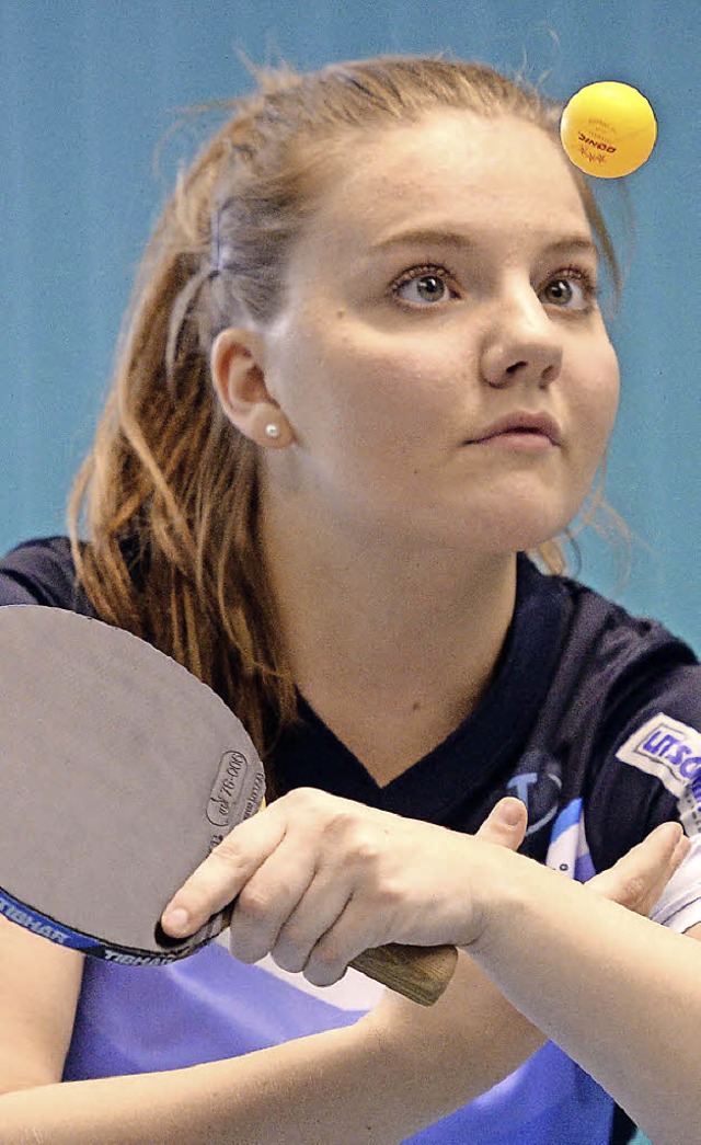 Anna Lasarzick und ihre Sthlinger  Mi...siegten in der  Verbandsliga mit 8:4.   | Foto: Scheu