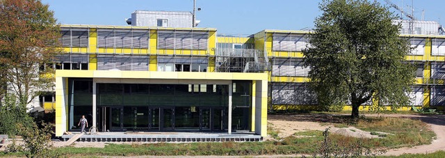 Der Anbau an die Bibliothek  ist ferti...teht den  Studierenden zur Verfgung.   | Foto: hochschule