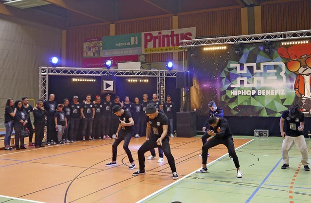Auf die Prsentation der Choreographie...e Battles genannten Tanz-Wettbewerbe.   | Foto: Heidi Ast