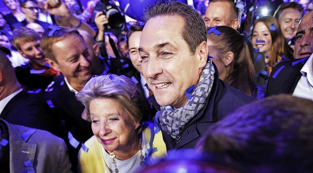 FP-Spitzenkandidat Heinz-Christian Strache   | Foto: dpa