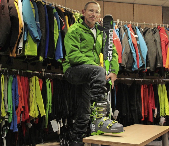 Frank Philipp ist vorbereitet auf die Skisaison 2015/2016.   | Foto: kf
