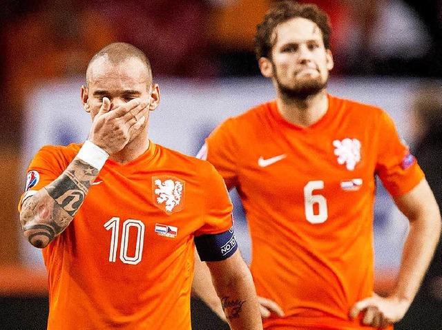 Die Niederlande sind nicht bei der EM 2016 dabei.  | Foto: dpa